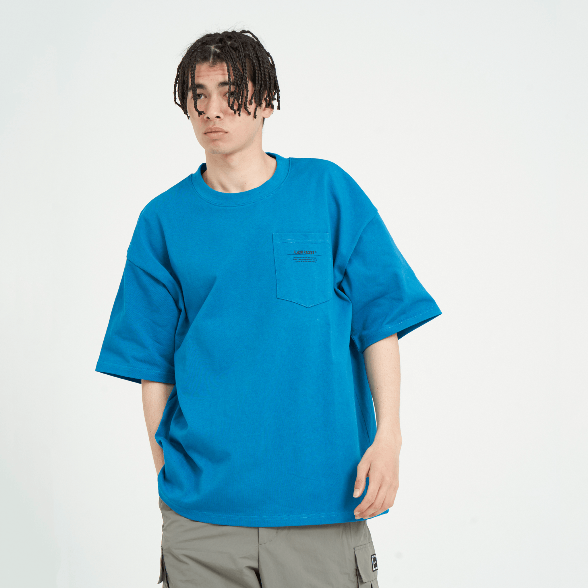 XT-TPN（ヘビーオンス TEE）BLUE - FLASH PACKER