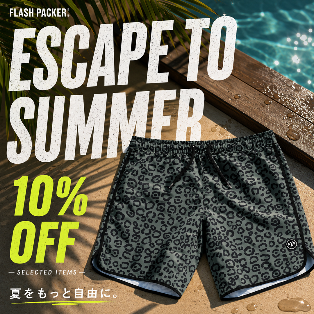 ESCAPE TO SUMMER 10% OFF🔥「夏をもっと自由に。」