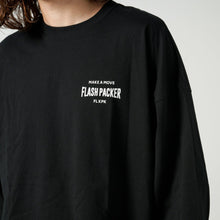 画像をギャラリービューアに読み込む, XLT-CIRCLE（ビッグシルエットL/S TEE）BLACK

