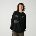 XLT-SLG（ビッグシルエットL/S TEE）BLACK