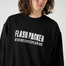 画像をギャラリービューアに読み込む, XHLT-DRC（ビッグシルエット超極厚 L/S TEE）BLACK
