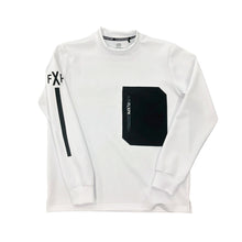 画像をギャラリービューアに読み込む, XLMK-PKT（ウルトラストレッチ モックネック ロングスリーブシャツ）WHITE
