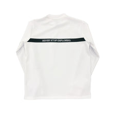 画像をギャラリービューアに読み込む, XLMK-PKT（ウルトラストレッチ モックネック ロングスリーブシャツ）WHITE
