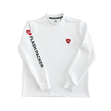 画像をギャラリービューアに読み込む, XLMK-HRT（ウルトラストレッチ モックネック ロングスリーブシャツ）WHITE
