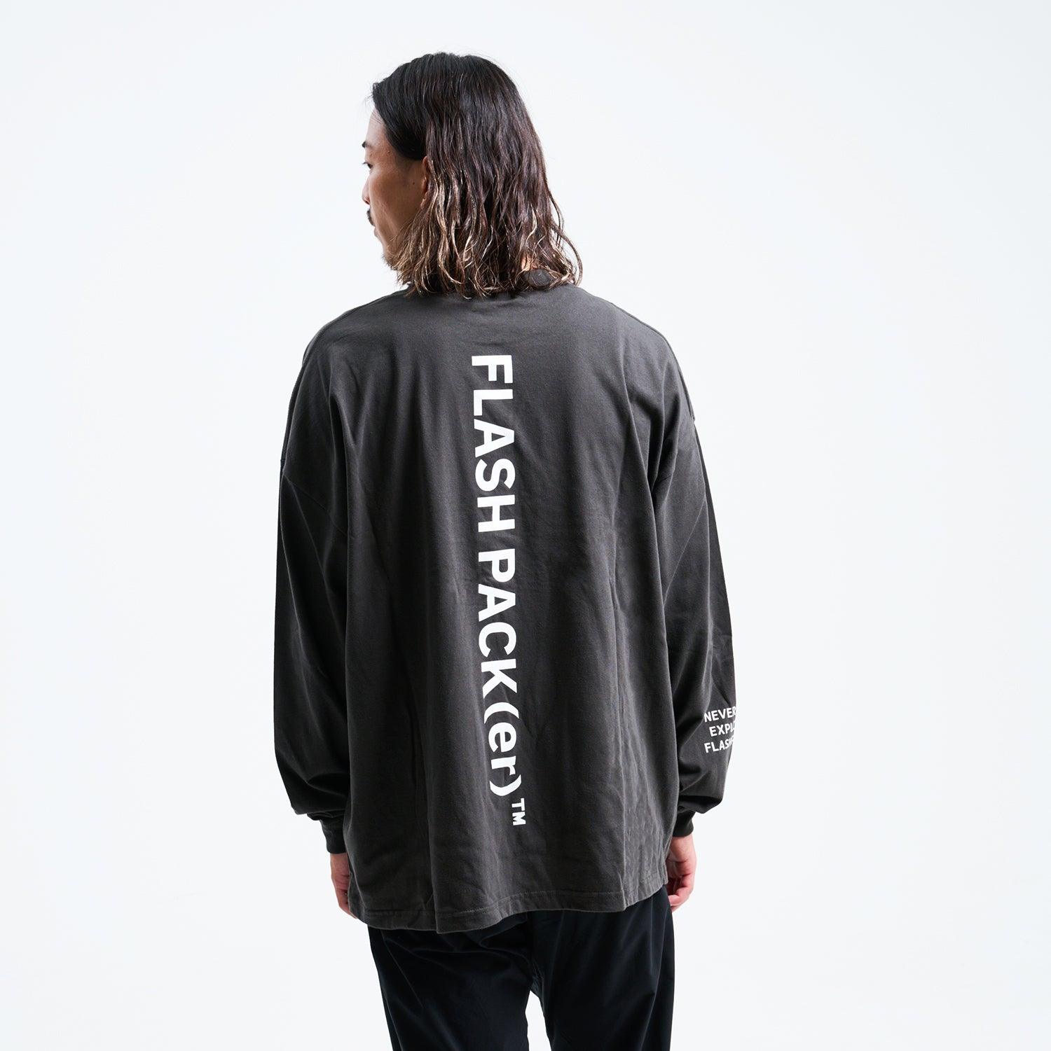 XLT-VERT（ビッグシルエット L/S TEE）SUMI - FLASH PACKER