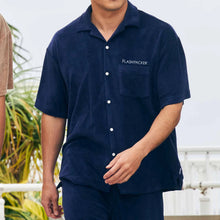 画像をギャラリービューアに読み込む, XPS-SHIRTS（プレミアムパイル オープンカラーシャツ）NAVY
