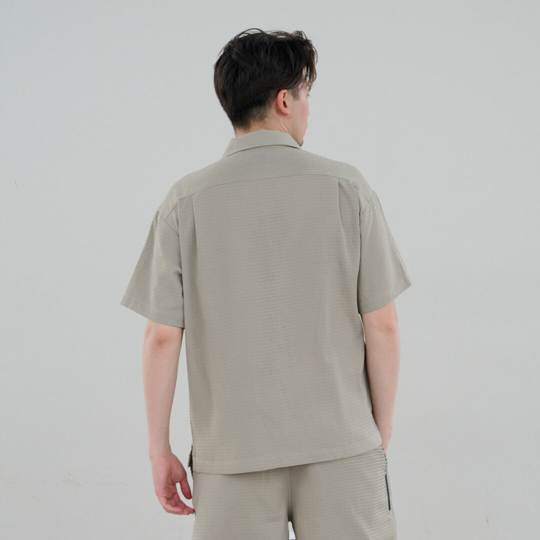 XW-SHIRTS（ワッフル・アロハシャツ）BEIGE