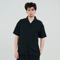 XW-SHIRTS（ワッフル・アロハシャツ）BLACK