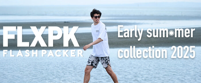 Flash Packerの夏服を着た男性
