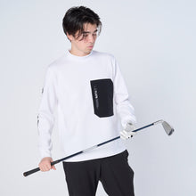 画像をギャラリービューアに読み込む, XLMK-PKT（ウルトラストレッチ モックネック ロングスリーブシャツ）WHITE
