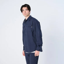画像をギャラリービューアに読み込む, XRJ-BLOCK2 (Reflax® ストレッチ シャツ ジャケット）NAVY
