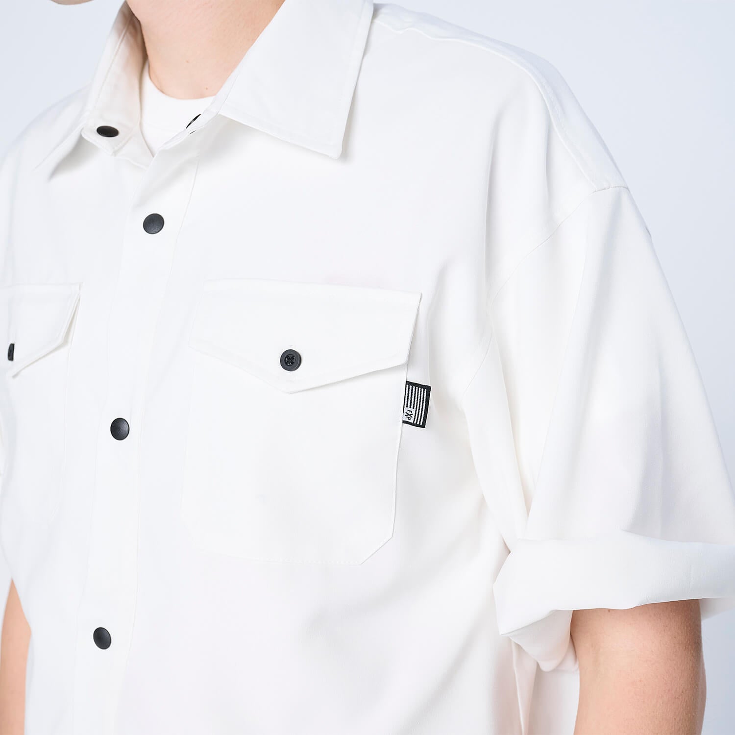 XRS-HUNTED (Reflax® ストレッチ S/Sシャツ）WHITE - SHIRTS (シャツ