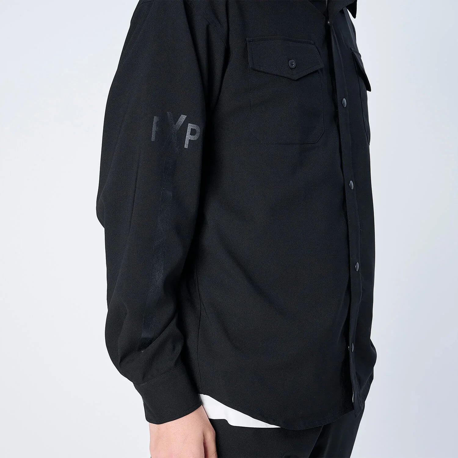 XRJ-BLOCK2 (Reflax® ストレッチ シャツ ジャケット）BLACK - JACKET