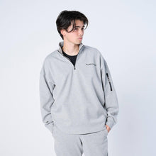 画像をギャラリービューアに読み込む, XP-AIR HALFZIP（エアテンション® ダンボールニット ハーフジップスウェット）GRAY
