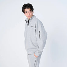 画像をギャラリービューアに読み込む, XP-AIR HALFZIP（エアテンション® ダンボールニット ハーフジップスウェット）GRAY
