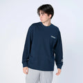 XSMLT-WV（Dry Silky Cotton®セミモックネック ロングスリーブTシャツ）NAVY