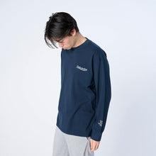 画像をギャラリービューアに読み込む, XSMLT-WV（Dry Silky Cotton®セミモックネック ロングスリーブTシャツ）NAVY
