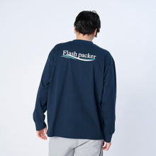 画像をギャラリービューアに読み込む, XSMLT-WV（Dry Silky Cotton®セミモックネック ロングスリーブTシャツ）NAVY
