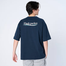 画像をギャラリービューアに読み込む, XSMT-WV（Dry Silky Cotton® セミモックネックTシャツ）NAVY
