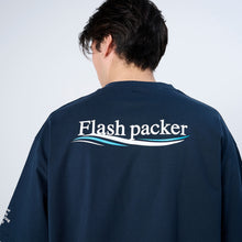 画像をギャラリービューアに読み込む, XSMT-WV（Dry Silky Cotton® セミモックネックTシャツ）NAVY
