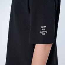 画像をギャラリービューアに読み込む, XSMT-WV（Dry Silky Cotton® セミモックネックTシャツ）BLACK
