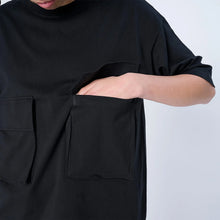 画像をギャラリービューアに読み込む, XWPT-PKT（Dry Silky Cotton® ポケットTシャツ）BLACK
