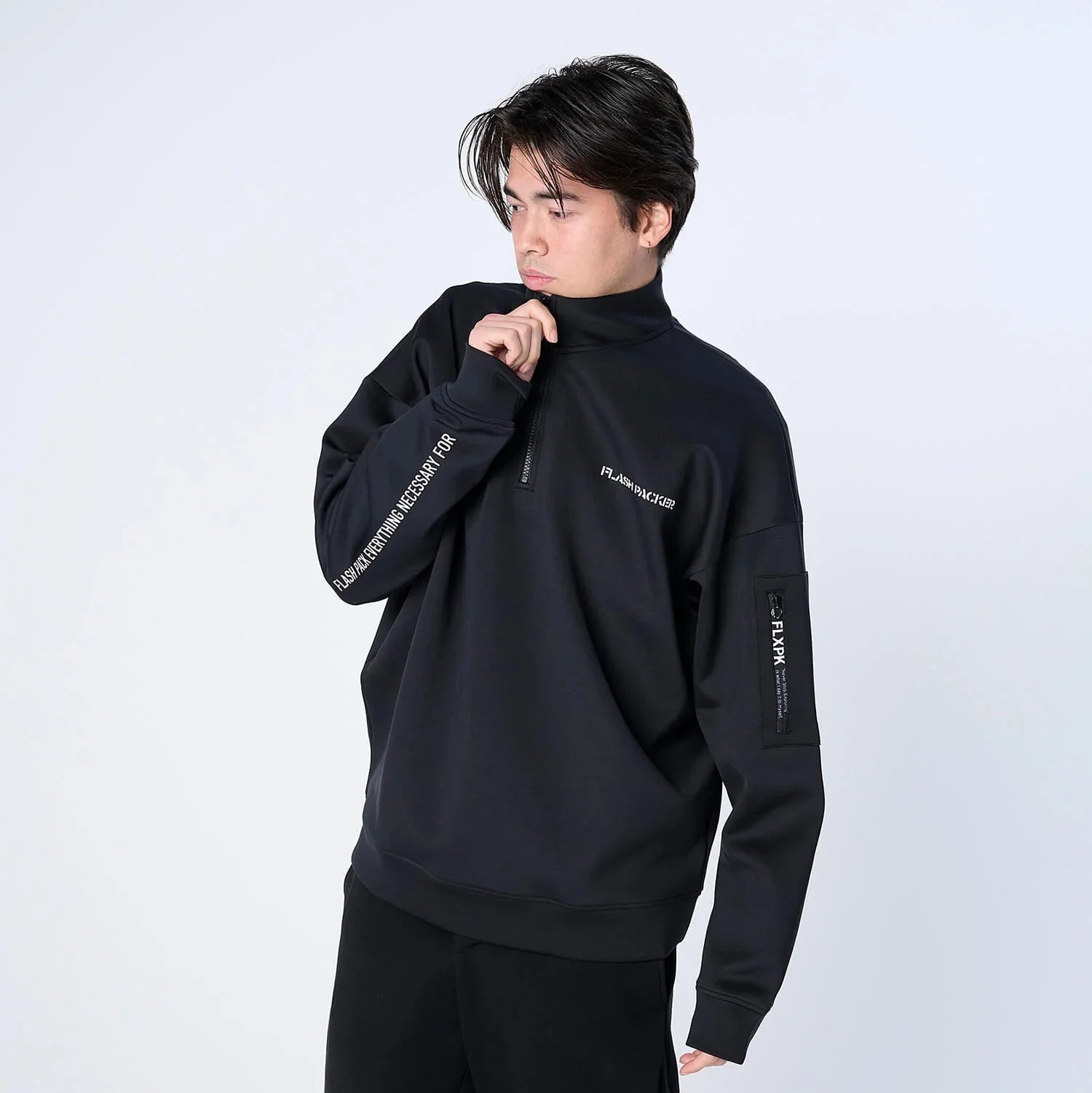 XP-AIR HALFZIP（エアテンション® ダンボールニット ジップパーカー