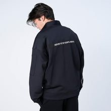 画像をギャラリービューアに読み込む, XP-AIR HALFZIP（エアテンション® ダンボールニット ジップパーカー）BLACK
