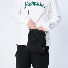 画像をギャラリービューアに読み込む, XNB-POUCH MESH（メッシュ素材 巾着型ショルダーバッグ）BLACK
