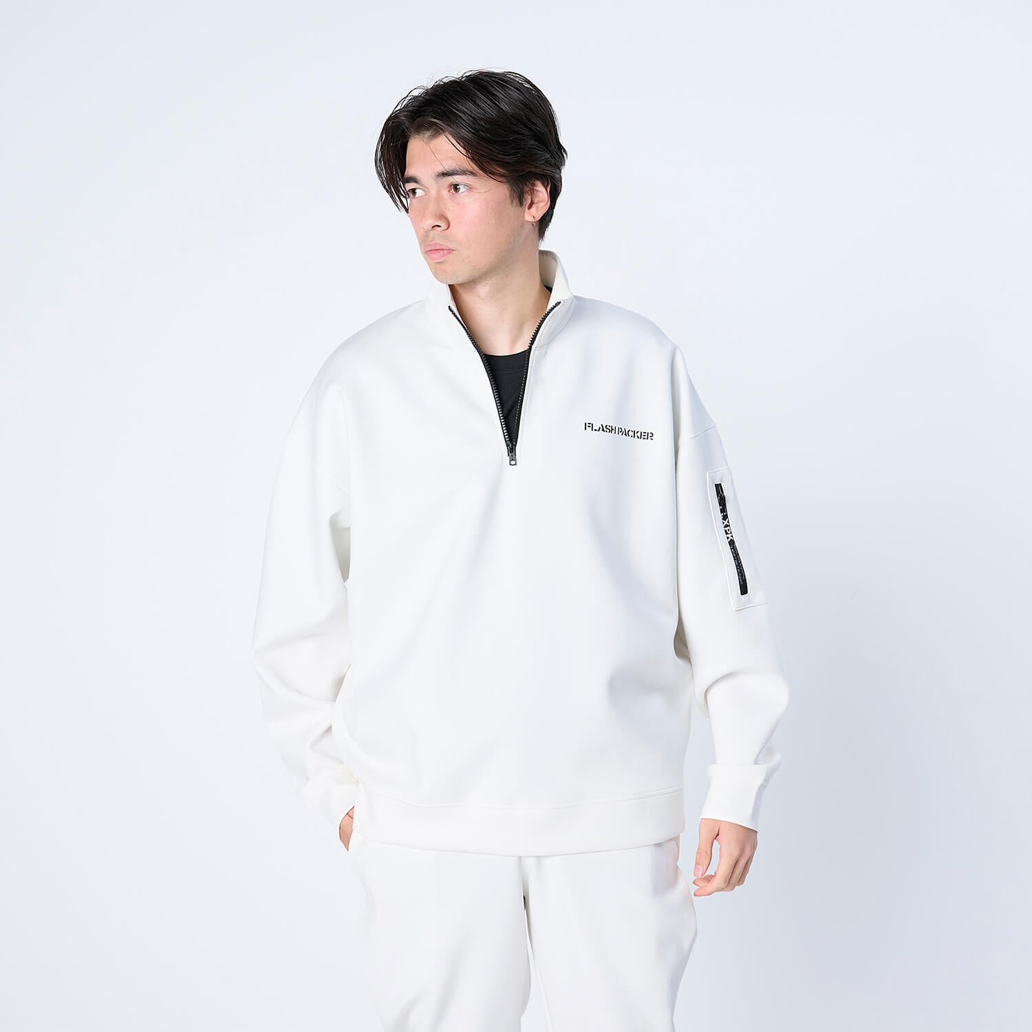 XP-AIR HALFZIP（エアテンション® ダンボールニット ジップパーカー