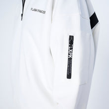 画像をギャラリービューアに読み込む, XP-AIR HALFZIP（エアテンション® ダンボールニット ジップパーカー）WHITE

