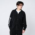 WARM SHT JKT（ダブルニットシャツジャケット）BLACK