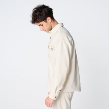 画像をギャラリービューアに読み込む, WARM SHT JKT（ダブルニットシャツジャケット）WHITE

