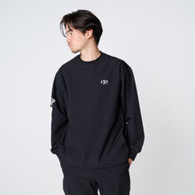 画像をギャラリービューアに読み込む, XJK-3R II PULL（ストレッチ裏起毛ナイロンプルオーバー）BLACK
