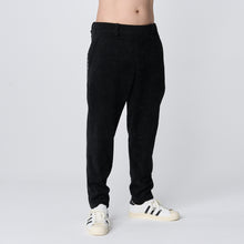 画像をギャラリービューアに読み込む, WARM EASY PANTS（ダブルニットイージーパンツ）BLACK
