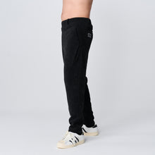 画像をギャラリービューアに読み込む, WARM EASY PANTS（ダブルニットイージーパンツ）BLACK

