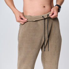 画像をギャラリービューアに読み込む, WARM EASY PANTS（ダブルニットイージーパンツ）BROWN
