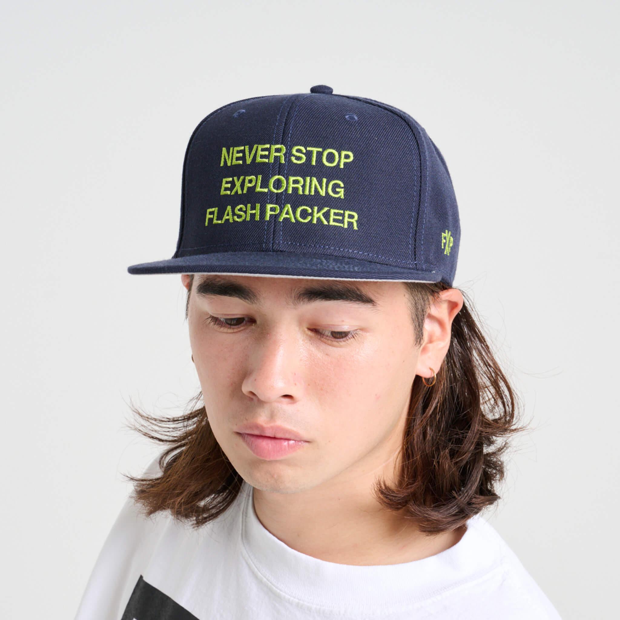 XC-NSE（フラットバイザー キャップ）NAVY - FLASH PACKER