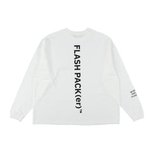 画像をギャラリービューアに読み込む, XLT-VERT（ビッグシルエット L/S TEE）WHITE - FLASH PACKER
