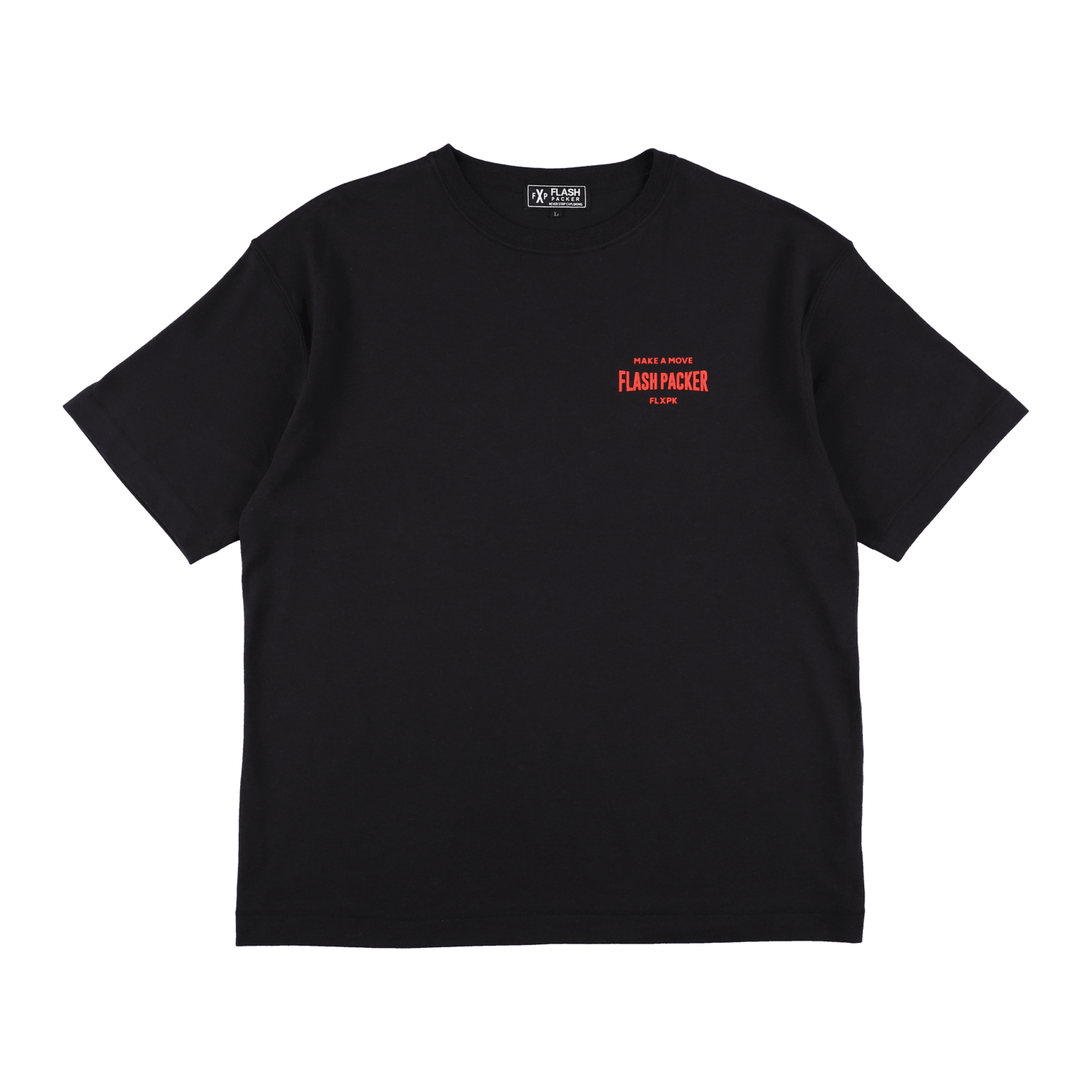 XTBT-ARCH（ビッグシルエット TEE）BLACK - FLASH PACKER