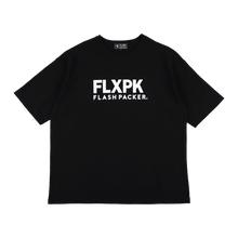 画像をギャラリービューアに読み込む, XT-LOG（ビッグシルエット TEE）BLACK - FLASH PACKER
