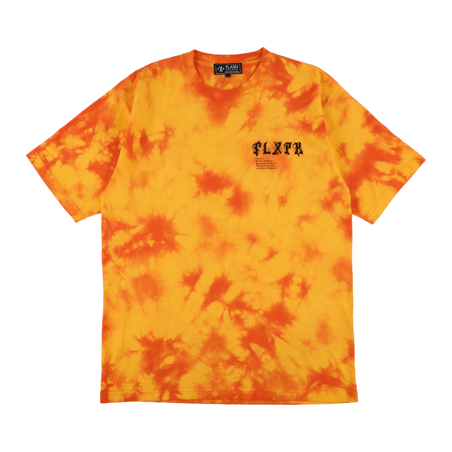 XTDT-CMED（タイダイ TEE）ORANGE - FLASH PACKER