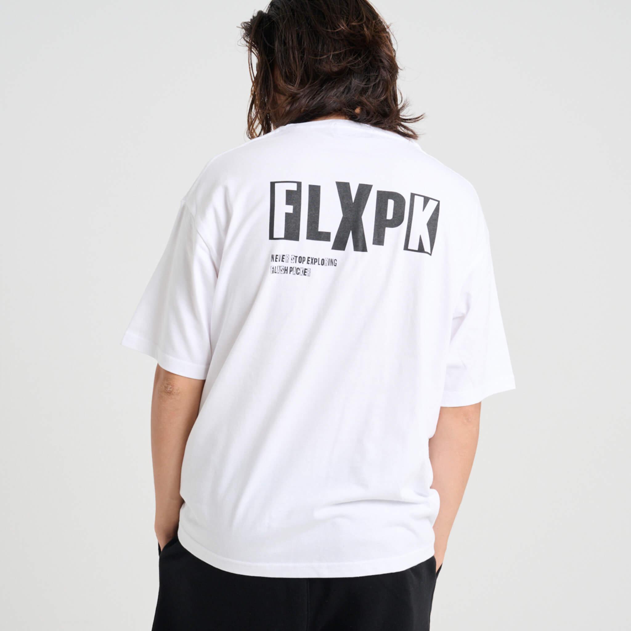 XT-POS（ビッグシルエット TEE）WHITE - FLASH PACKER