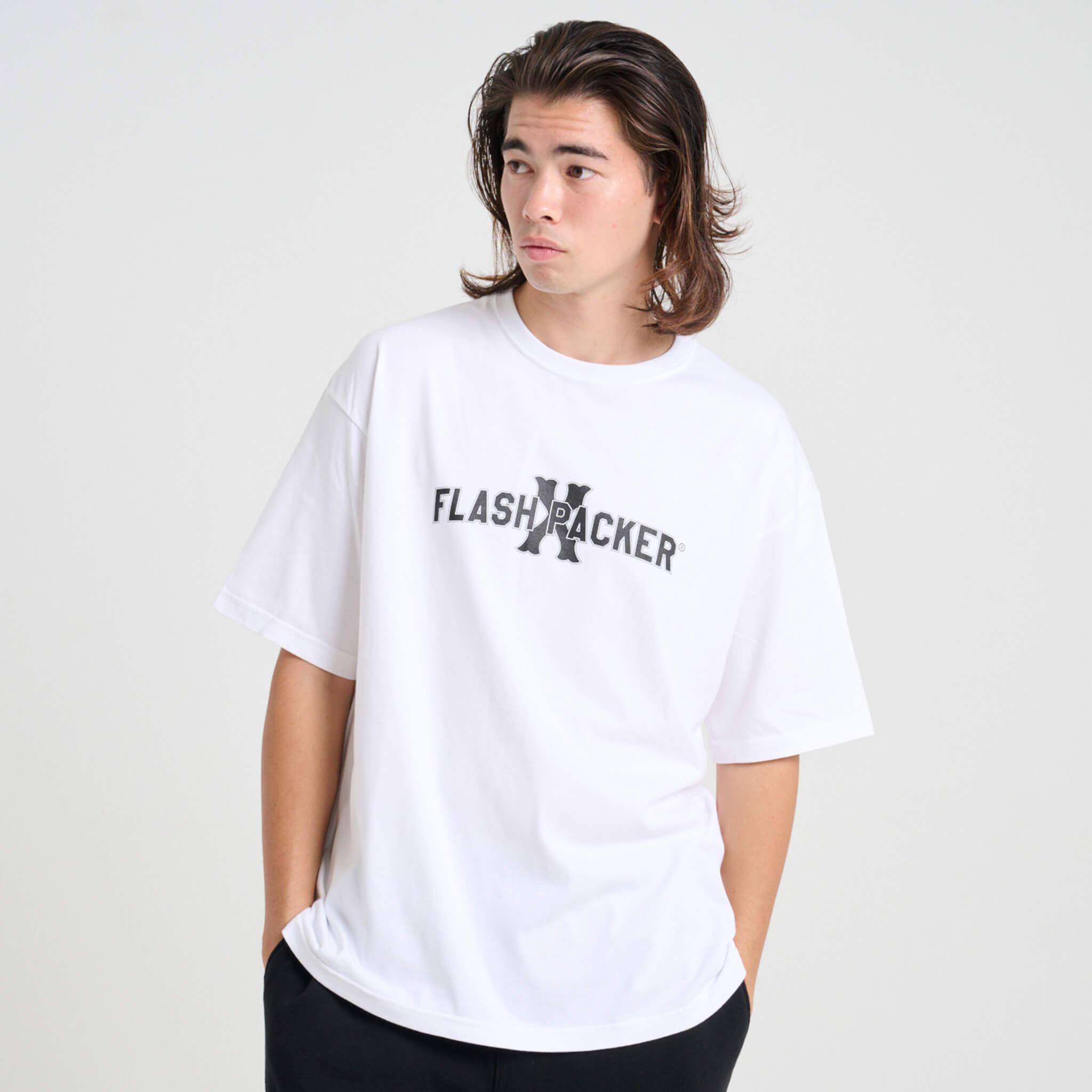 XT-X（ビッグシルエット TEE）WHITE - FLASH PACKER