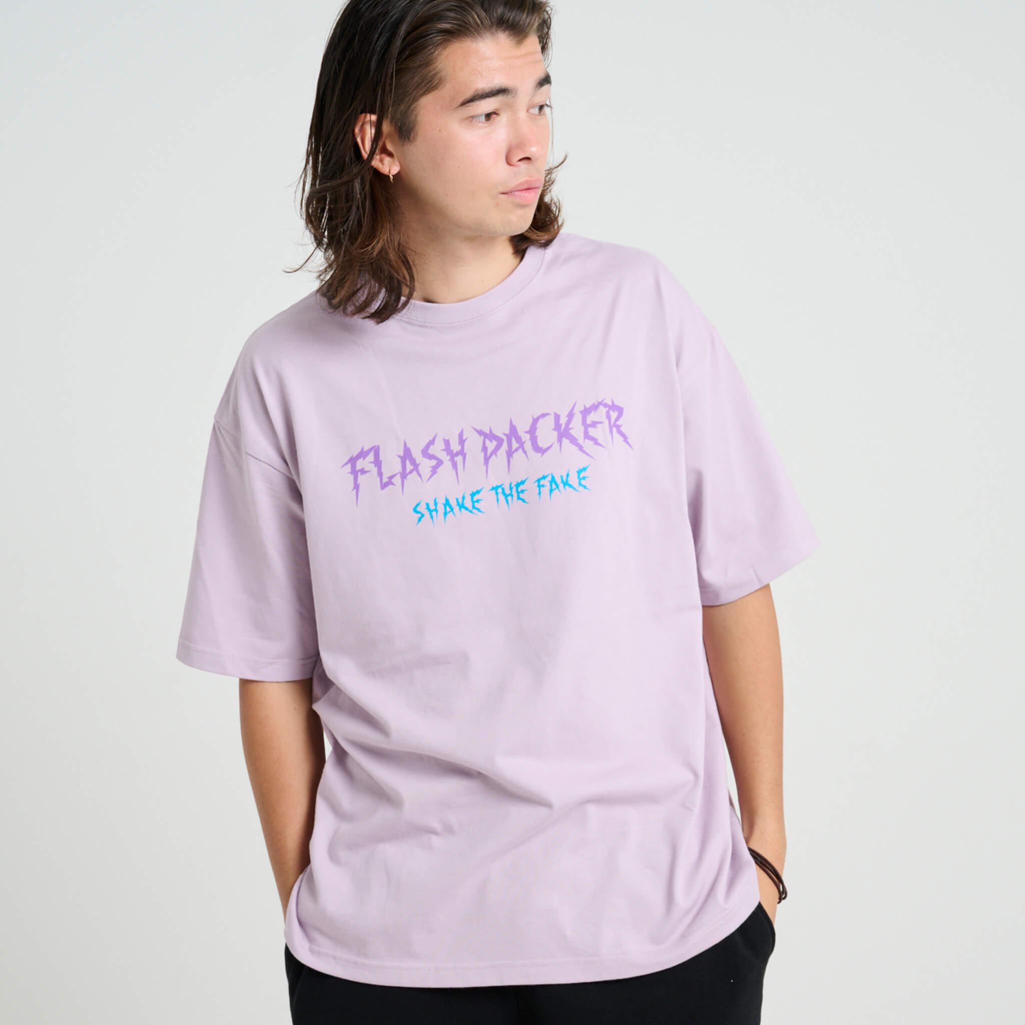 XT-DKNS（ビッグシルエット TEE）PINK - FLASH PACKER