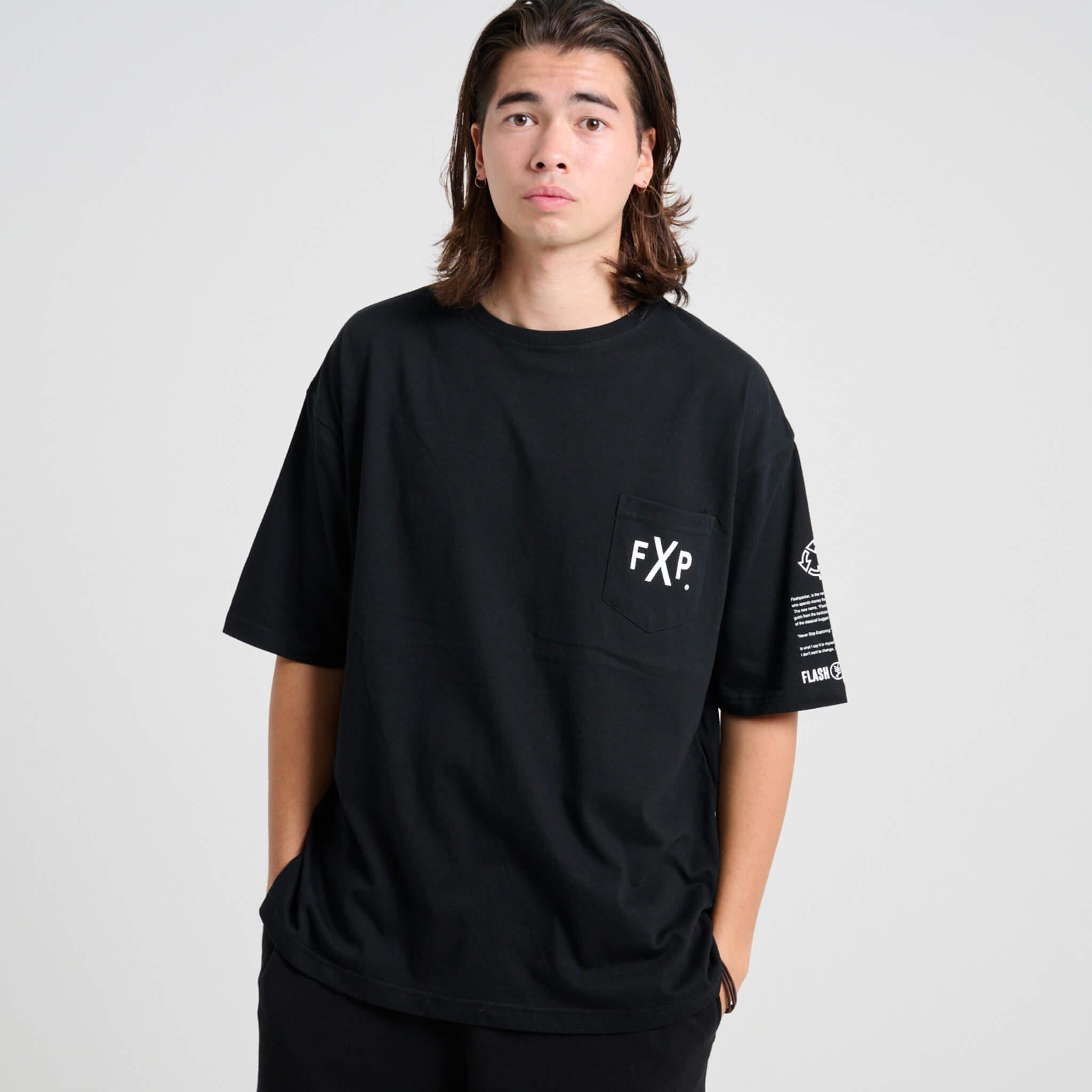 XT-PRG（ビッグシルエット TEE）BLACK - FLASH PACKER