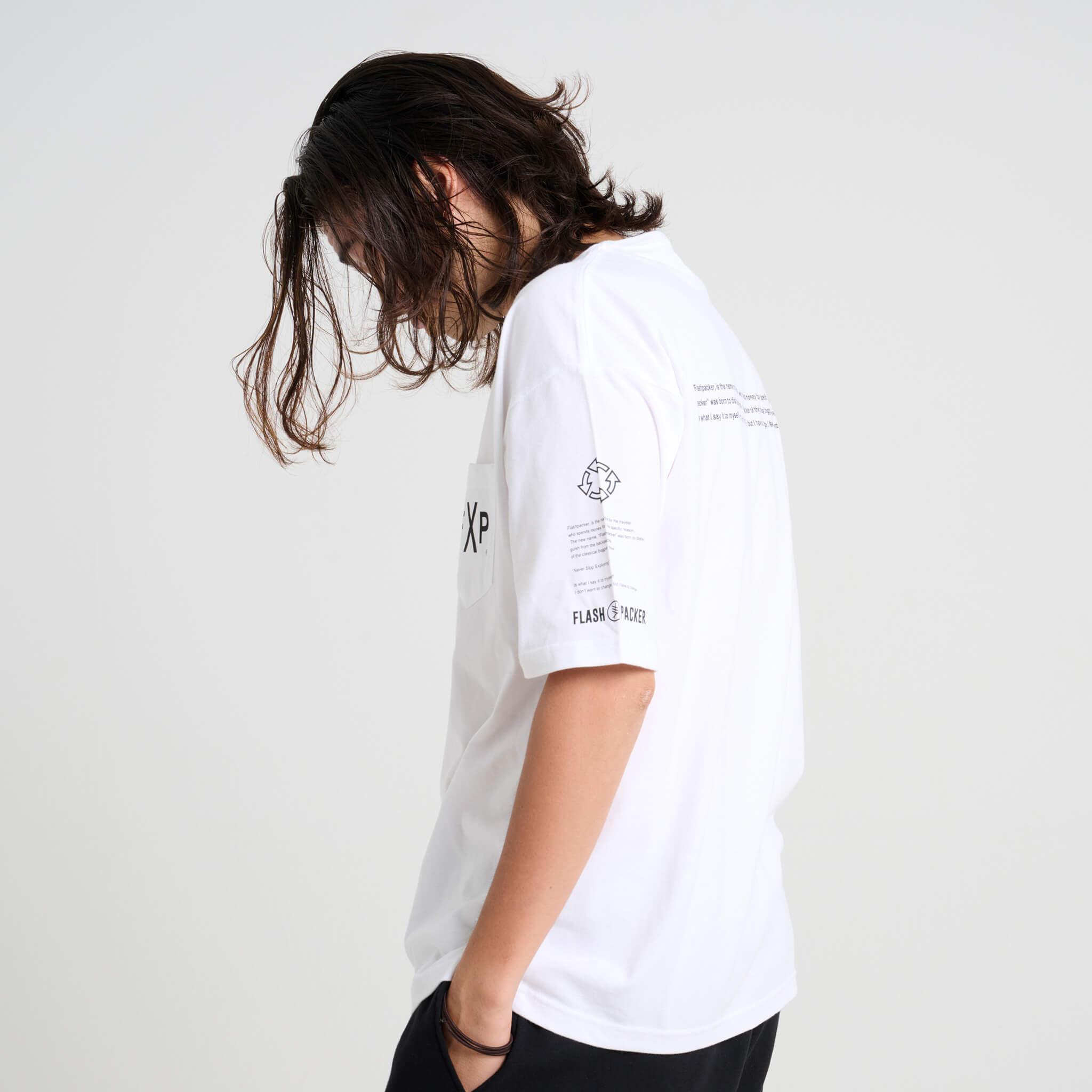 XT-PRG（ビッグシルエット TEE）WHITE - FLASH PACKER