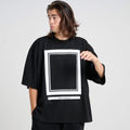 XDT-FLAME（ドロップショルダー・ルーズフィットTEE）BLACK
