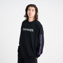 画像をギャラリービューアに読み込む, XLT-DKNS（ビッグシルエット L/S TEE）BLACK - FLASH PACKER
