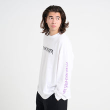 画像をギャラリービューアに読み込む, XLT-DKNS（ビッグシルエット L/S TEE）WHITE - FLASH PACKER
